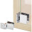 4 Pack Hinged Glass Door Clips for Hinges on Kitchen Cabinet Glass Doors-Good 3