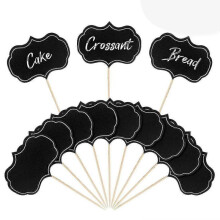 50 Pieces Cheese Markers for Charcuterie Board Buffet Labels Food Tags Blank Toothpick Flags Appeti-Good