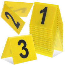 15 Pcs Evidence Markers Crime Scene Markers Crime Scene Decorations Multi-function Desk Number Markers