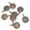8PCS Yarn Cutter Pendants Metal Round Shape Thread 2