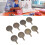 8PCS Yarn Cutter Pendants Metal Round Shape Thread 12