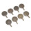 8PCS Yarn Cutter Pendants Metal Round Shape Thread 7