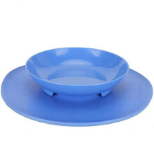 Pet Feeding Dish Bowl - Non-Slip Soft Rubber for Dogs and Cats - Ideal for Food and Water