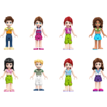 (B) 8PCS LEGO Friends Girls Mini Figures Building Blocks Educational Kids Toys