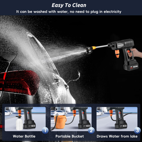 Cordless Pressure Washer, 21V Portable Pressure Washer 1