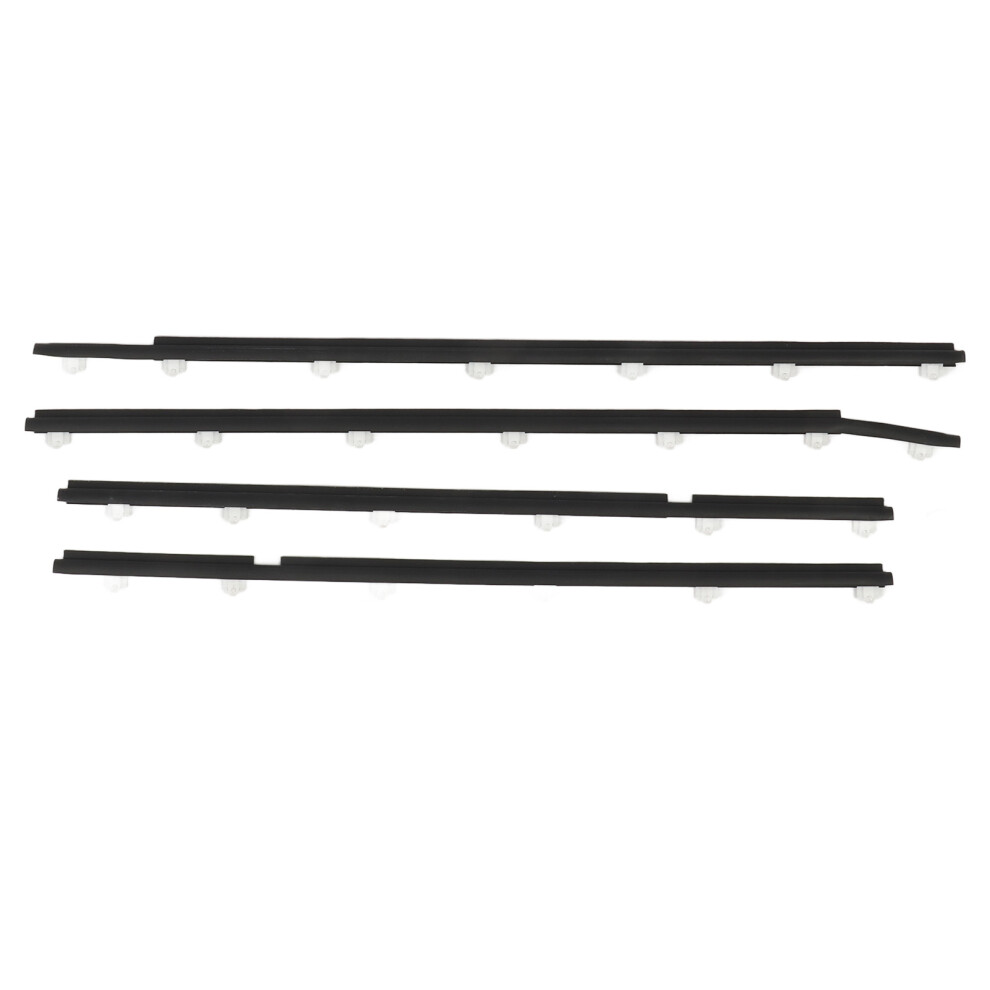4Pcs Car Door Window Seal Strip 68160 60010 9121376798139