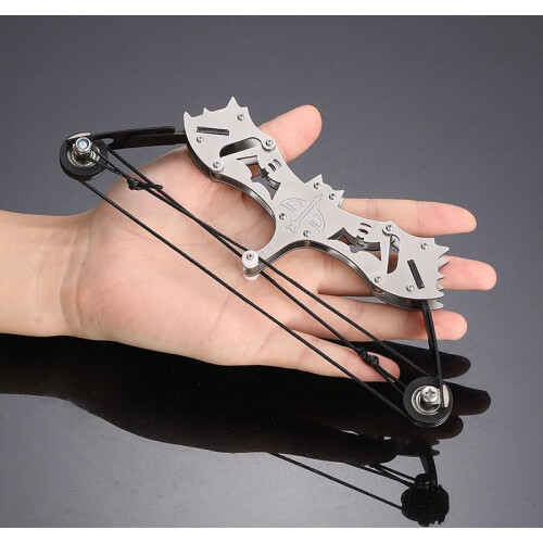 1Set 8.6' Mini Compound Bow Kit Arrows Target Shooting Archery Toy Gift Pocket Bow 1