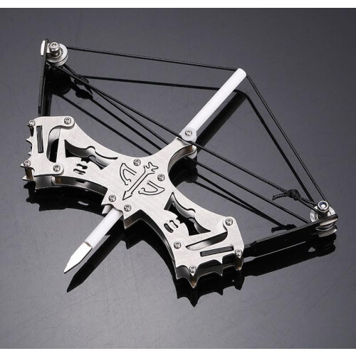 1Set 8.6' Mini Compound Bow Kit Arrows Target Shooting Archery Toy Gift Pocket Bow 2