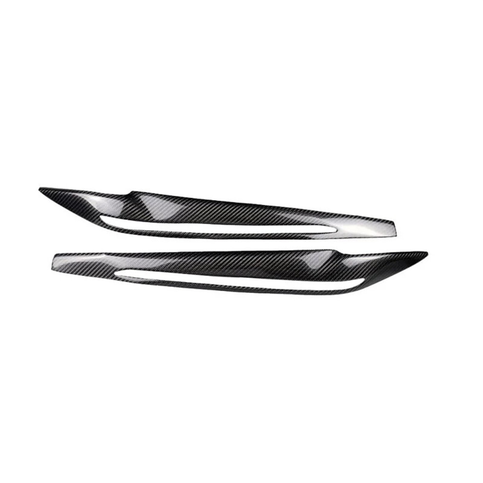 Car Headlights Eyebrows, Abs Carbon Fiber Look, Headlight Eyebrow Trim Compatible For Bmw X5 F15 X6 F16 20142018 689788532561
