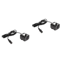 2pcs Water Pump Fish Tank Plasitc Water Pump Aquarium Water Pump Brushless Water Pump Black