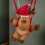 Premier 45cm Battery Operated Musical Parachuting Reindeer with Leg Kicking Motion 4