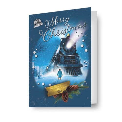 THE POLAR EXPRESS CHRISTMAS CARD 1