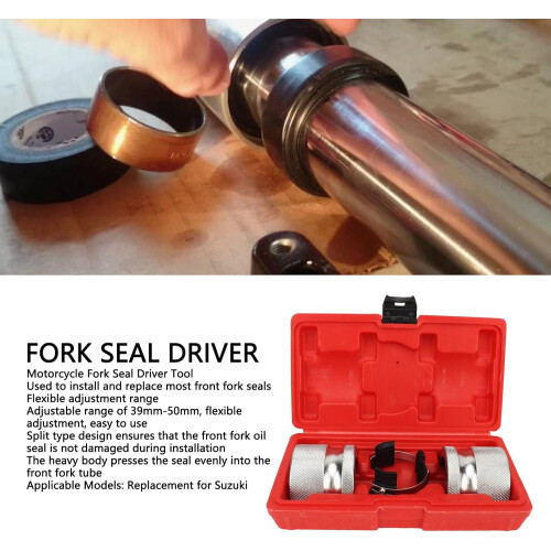 Motorcycle Adjustable 3950mm Fork Seal Driver Tool,Fork Seal Driver Oil Seal Installation Tool Set 2