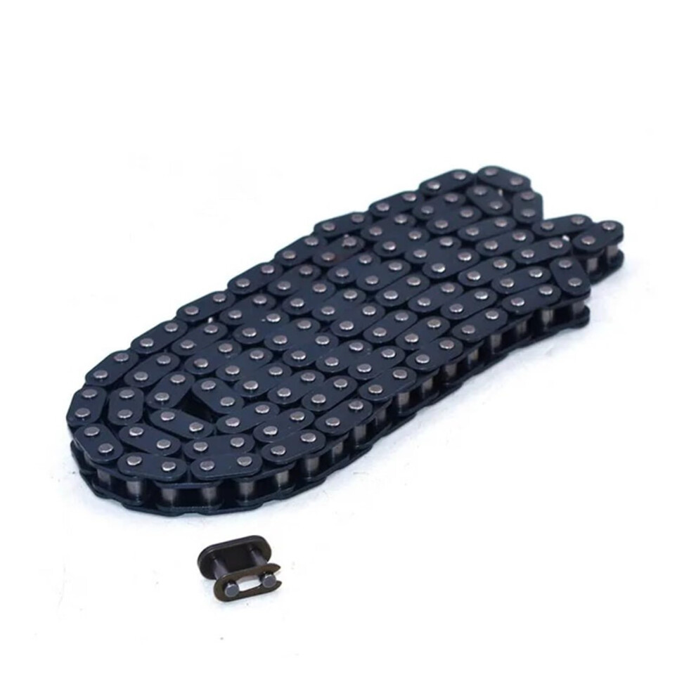 T8F Chain 136 Links For 2 Stroke 47cc 49cc Compatible With Mini Dirt ATV Quad 4 Wheeler Pocket Bike Minimoto With Spare Master Link(T8F 136L BK)-image-OPC-PHZGYCS-NEW