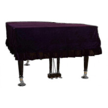 (210 to 220CM, purple) Velvet Grand Piano Cover Piano Cover-antistatic Non-stick Ash-hao