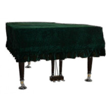 (150 to 160CM, green) Velvet Grand Piano Cover Piano Cover-antistatic Non-stick Ash-hao