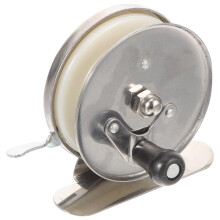 Light Iron Material Outdoor Fishing Supply Accessories Gear Fly Reel Sea Reels Premium Wheel Crappie, Black