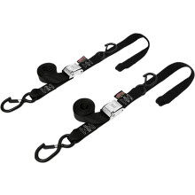 291094 TieDown Rat Sec Hook SoftTye 1.5'X6.5' Black/Black Pair