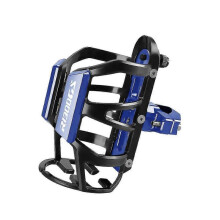 (Blue) Motorcycle Water Cup Bottle Holder Aluminum Alloy for BMW R1300GS Accessories R 1300 GS R1300 1300GS GS1300 2024