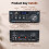 Stereo Audio Amplifier, Bluetooth 2.0 Amplifier HiFi 7