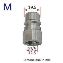 (M) Karcher Bort Nilfisk Nilfisk Nilfisk Bosch Lavor High Pressure Washer Gun Bayonet Connector Snow Foam Gun Nozzle Adapter