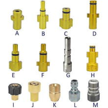 (B) Karcher Bort Nilfisk Nilfisk Nilfisk Bosch Lavor High Pressure Washer Gun Bayonet Connector Snow Foam Gun Nozzle Adapter
