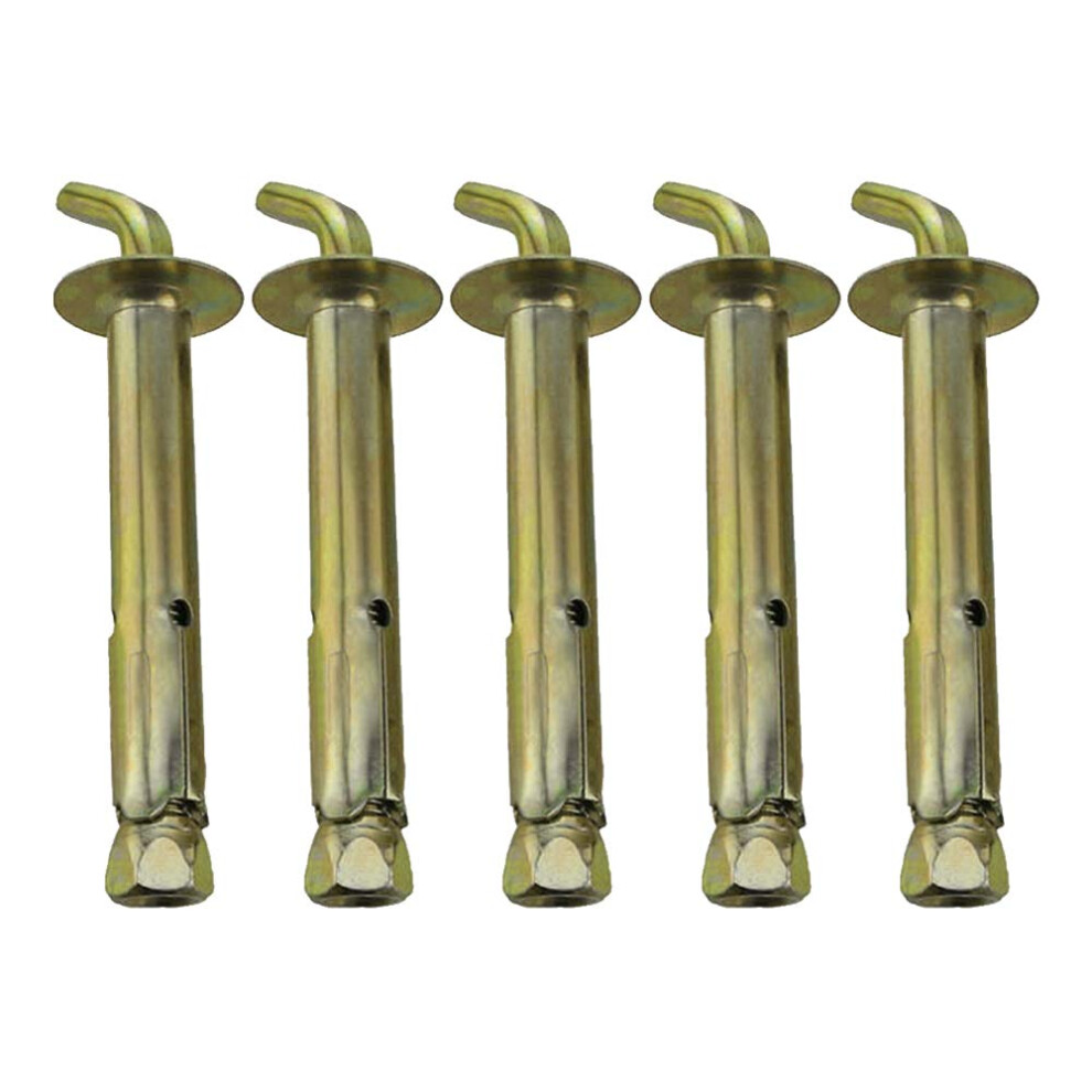 Expansion Screw Bolts,Screws,Screws,Open Expansion Hook Expansion Anchor Bolt,M10100(120) / 5 Pieces 6493810778186