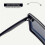 (Black) Oversize Square Uv Protection Polarized Sunglasses Retro Flat Top Gradient Glasses Eyewear Sunglasses 4