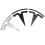 (3 Matte black Back) Metal Replacement Sticker For Tesla Model 3 Y Front Back Trunk Logo Replace Emblem Decals Stickers Accessories 4