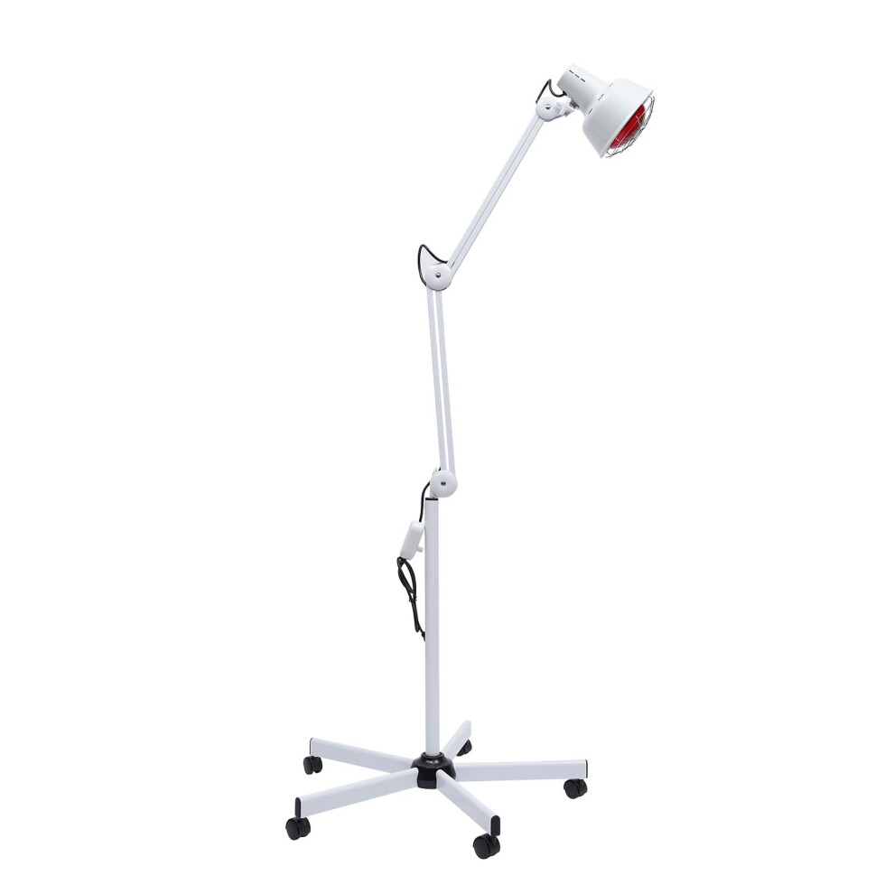 Light Infrared Therapy Lamp For Boby Face Mineral Heat Lamp For Puppies 275W Far Infrared Lamp Pain Relief Products, Easy To Move
