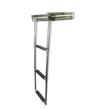 Boat Stainless Steel 3 Step Telescopic Ladder Over Platform