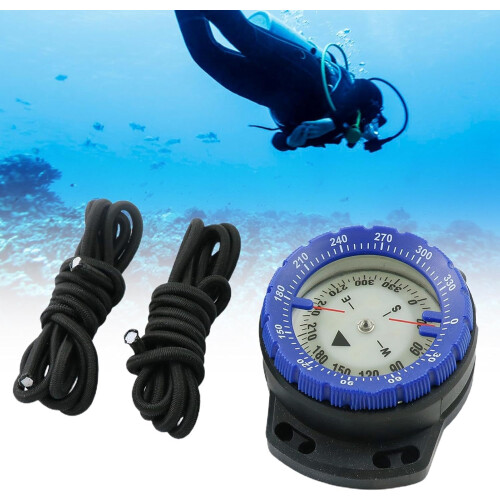 Scuba Diving Compass  Underwater Scuba Compass with Rope  50m Elastic Rope Compass 1