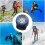 Scuba Diving Compass  Underwater Scuba Compass with Rope  50m Elastic Rope Compass 5