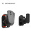 Adjustable Universal Satellite Speaker Wall Mount Bracket Ceiling Mount Clamp 3