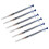 10pcs Syringes Blunt Needle 1ml Syringe Tip Needle Protective Cover Cap Kit 5