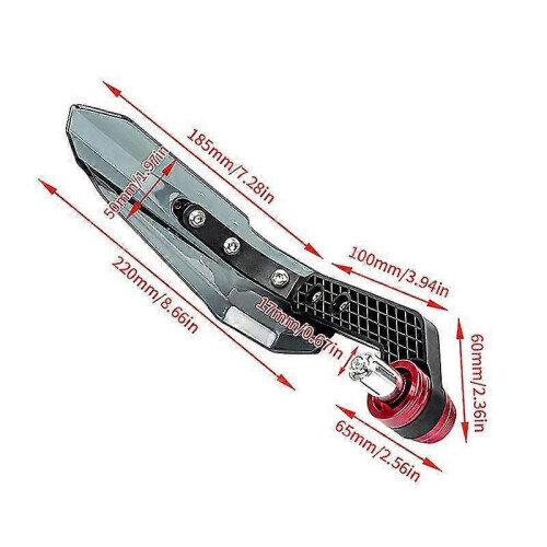 (Blcak)For Yamaha Tdm 900 850 Tdm850 4tx 3vd Tdm900 Handguard Grips Handle Shield Windshield 2