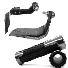 (NO LOGO Titanium) For Yamaha Tdm 900 850 Tdm850 4tx 3vd Tdm900 Handguard Grips Handle Shield Windshield