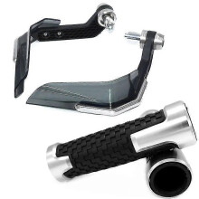 (NO LOGO Silver) For Yamaha Tdm 900 850 Tdm850 4tx 3vd Tdm900 Handguard Grips Handle Shield Windshield