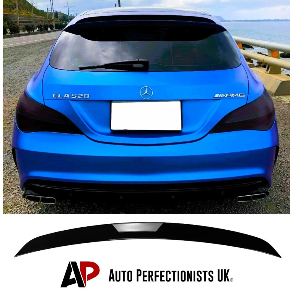 For Mercedes Cla Class X117 Shooting Brake Roof Spoiler Lip Wing Black 5061072668791