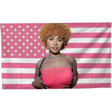(A) Ice Spice Flag 3x5 Ft Ice Rapper Spice Flag American Flag Tapestry For Bedroom Living Room Dorm Wall