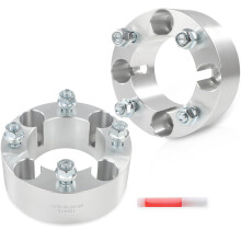 2' Wheel Spacers 2pcs 4x110 M10x1.25 84mm Silver Wheel Adapters for Arctic Cat 250 2x4 1999 2009