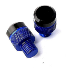 (Blue-No Logo) For Bmw Rnine T R Nine T Rninet Scrambler 2014-2022 2021 Motorcycle Accessories Cnc Aluminum Mirror Hole Plugs Screws Bolts