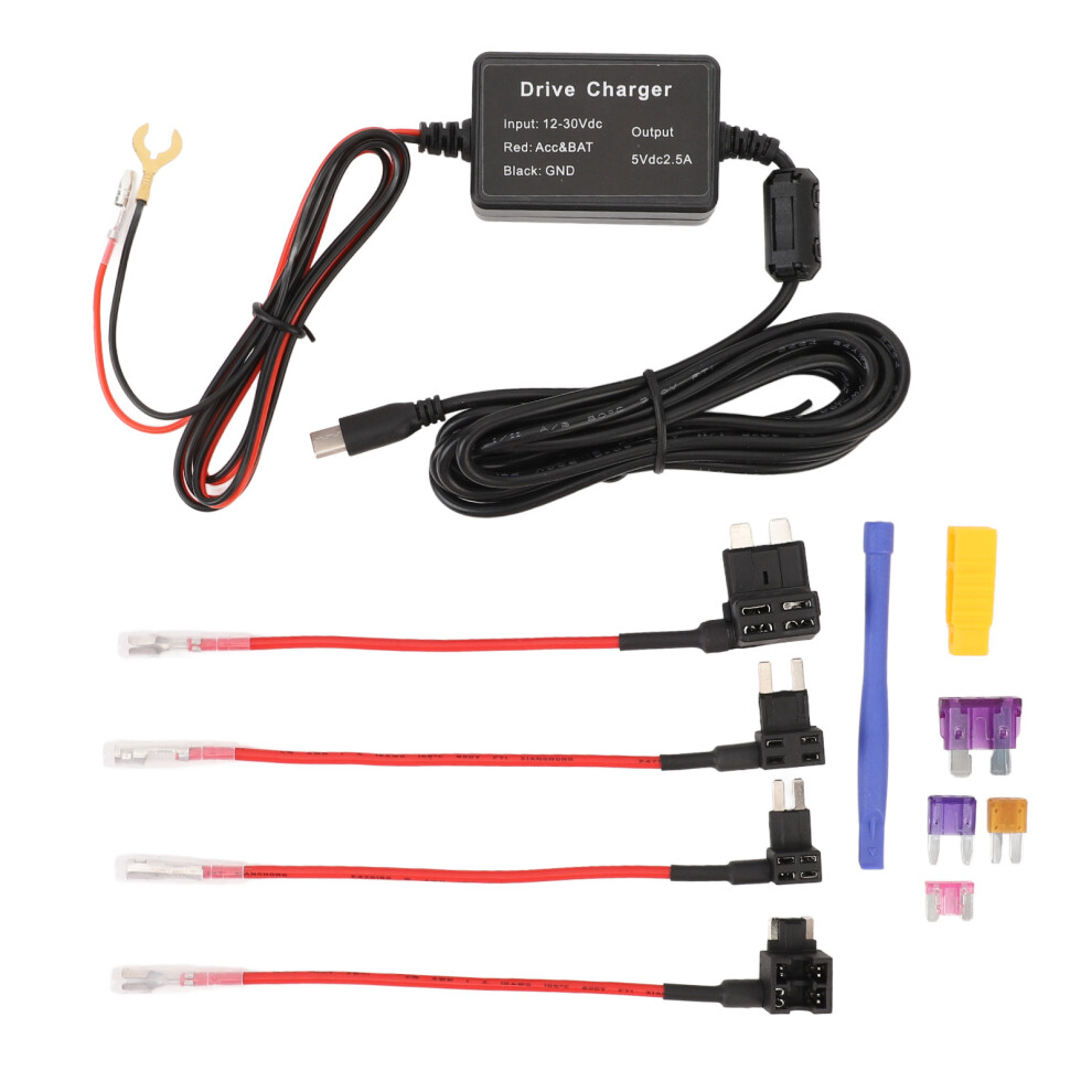 Dash Cam Hardwire Kit 12V 30V To 5V Low Voltage 9121376799662