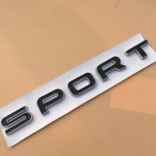 (Sport Black Silver) 3d Metal Car Logo Supercharged Autobiography Badge Hse Scv6 Sdv6 Sdv8 Luxury Emblem For Range Rover Sport Sticker Accessories