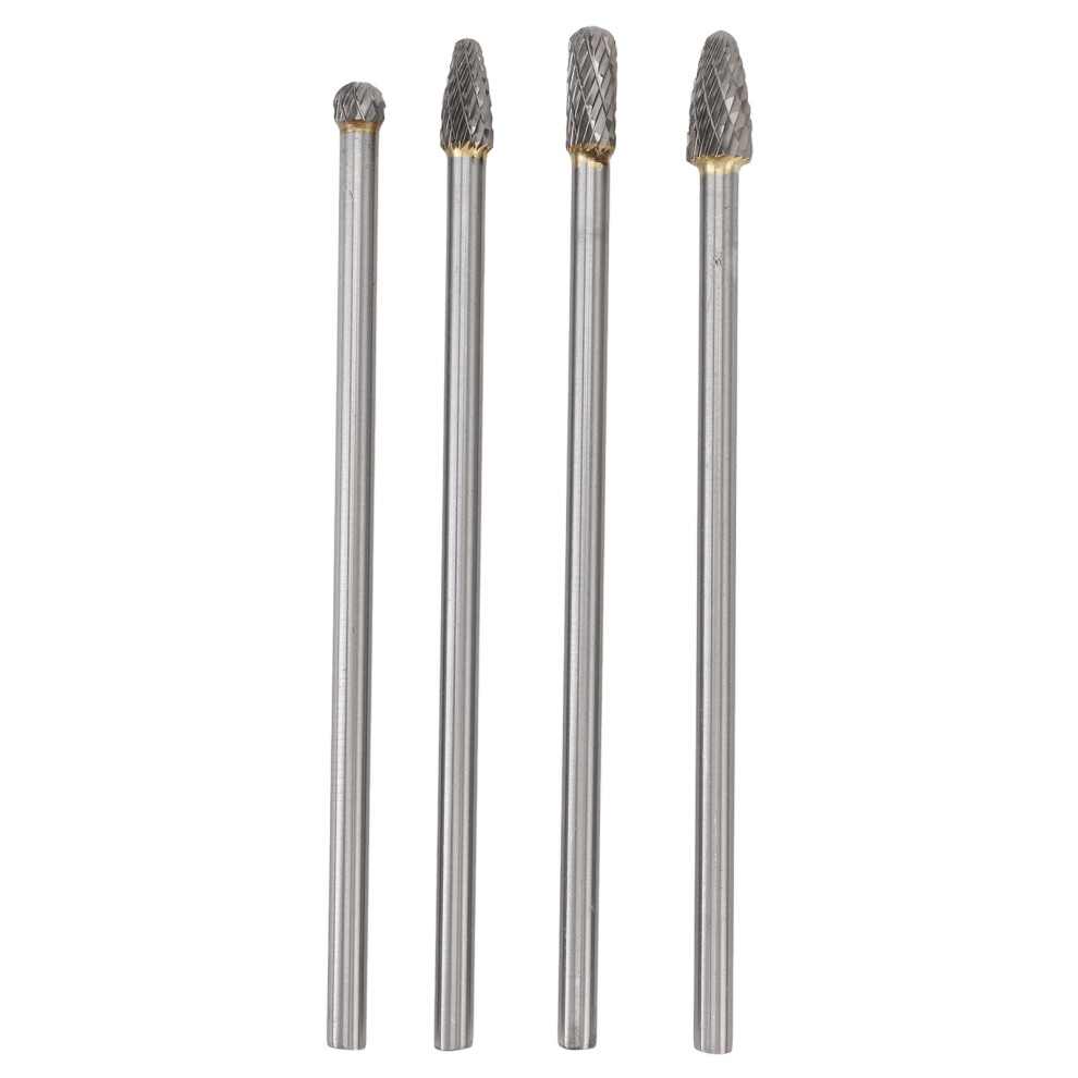 4Pcs 6Mm Tungsten Steel Carbide Rotary Burr Set 9121376799693