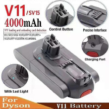(V11  4000mAh) con 6000mAh 21.6V Batterie for Dyson V6 V7 V8 V10 V11Series SV03 DC62 SV11 SV10 SV12 SV14 SV15 Handheld Vacuum Cleaner Spare battery
