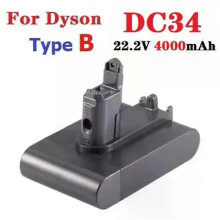 (DC34 B  4000mAh) con 6000mAh 21.6V Batterie for Dyson V6 V7 V8 V10 V11Series SV03 DC62 SV11 SV10 SV12 SV14 SV15 Handheld Vacuum Cleaner Spare battery