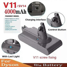 (V11AL  4000mAh) con 6000mAh 21.6V Batterie for Dyson V6 V7 V8 V10 V11Series SV03 DC62 SV11 SV10 SV12 SV14 SV15 Handheld Vacuum Cleaner Spare battery