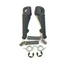 (1 pair Front) con Motorcycle Front Rear Footrest Foot Pegs For Kawasaki Ninja ZX6R 9R 10R 12R ZX636 EX650 ER6F ER6N 650R Z750 1000 1000SX ZZR1200