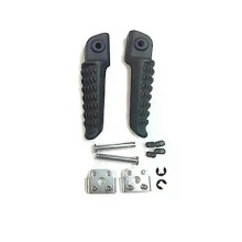 (1 pair Rear) con Motorcycle Front Rear Footrest Foot Pegs For Kawasaki Ninja ZX6R 9R 10R 12R ZX636 EX650 ER6F ER6N 650R Z750 1000 1000SX ZZR1200